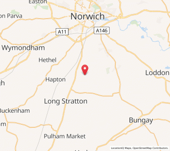 Map of Saxlingham Nethergate, EnglandEngland