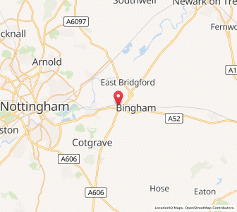 Map of Saxondale, EnglandEngland