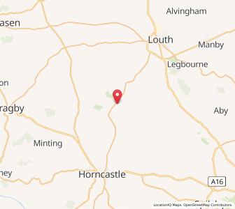 Map of Scamblesby, EnglandEngland
