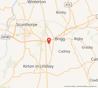 Map of Scawby, EnglandEngland