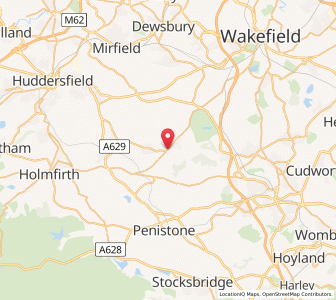 Map of Scissett, EnglandEngland