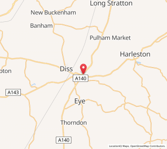 Map of Scole, EnglandEngland
