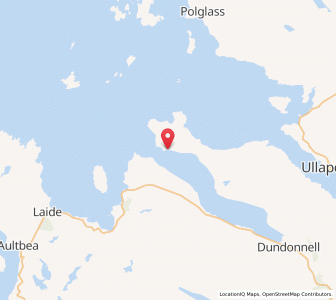 Map of Scoraig, ScotlandScotland