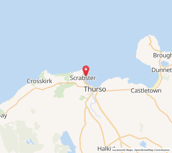 Map of Scrabster, ScotlandScotland