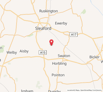 Map of Scredington, EnglandEngland