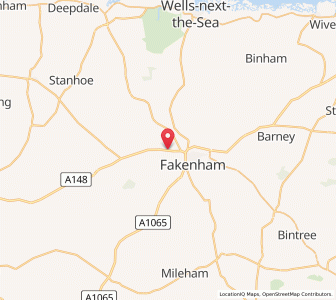 Map of Sculthorpe, EnglandEngland