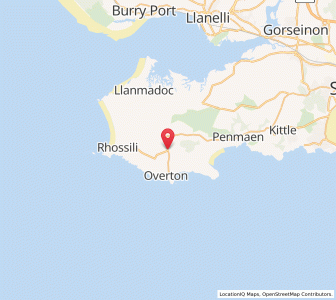 Map of Scurlage, WalesWales