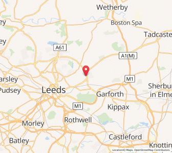 Map of Seacroft, EnglandEngland