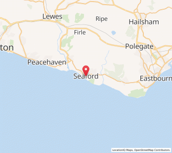 Map of Seaford, EnglandEngland