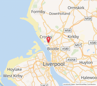 Map of Seaforth, EnglandEngland