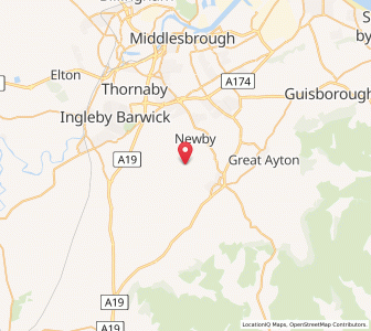 Map of Seamer, EnglandEngland