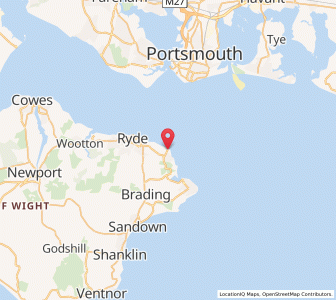 Map of Seaview, EnglandEngland