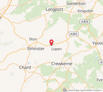 Map of Seavington st. Michael, EnglandEngland