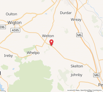 Map of Sebergham, EnglandEngland