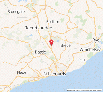 Map of Sedlescombe, EnglandEngland