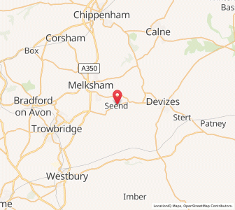 Map of Seend, EnglandEngland
