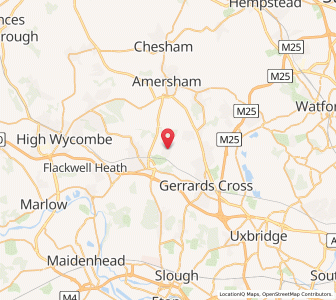 Map of Seer Green, EnglandEngland