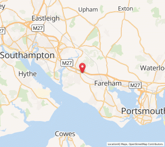 Map of Segensworth, EnglandEngland