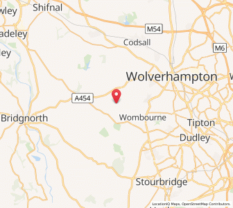 Map of Seisdon, EnglandEngland