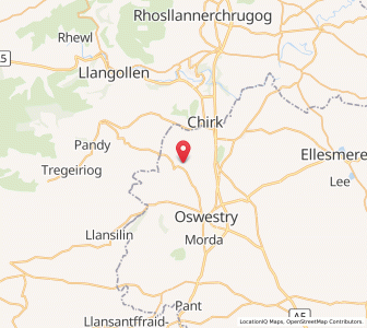 Map of Selattyn, EnglandEngland