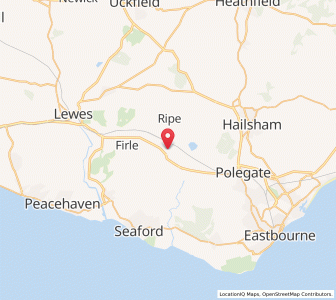 Map of Selmeston, EnglandEngland
