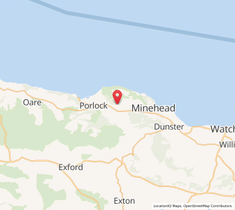 Map of Selworthy, EnglandEngland