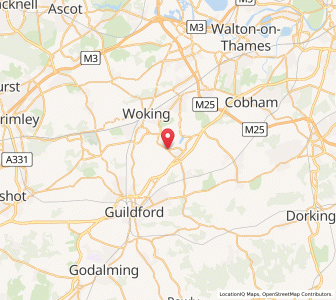 Map of Send, EnglandEngland