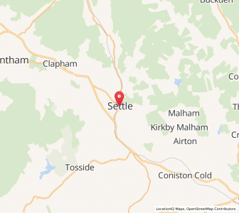 Map of Settle, EnglandEngland