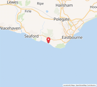 Map of Seven Sisters, EnglandEngland