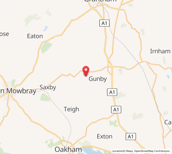 Map of Sewstern, EnglandEngland