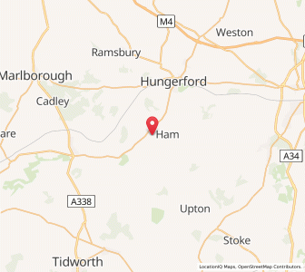 Map of Shalbourne, EnglandEngland