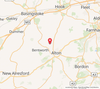Map of Shalden, EnglandEngland