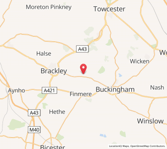 Map of Shalstone, EnglandEngland