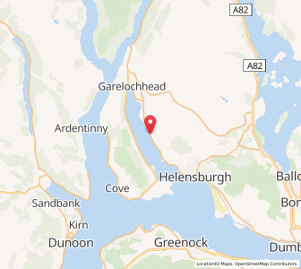 Map of Shandon, ScotlandScotland