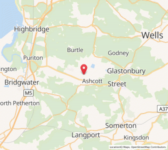 Map of Shapwick, EnglandEngland