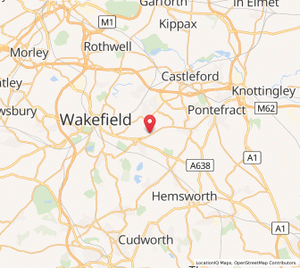 Map of Sharlston, EnglandEngland