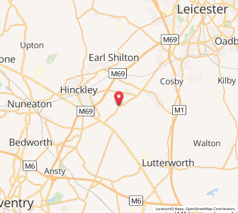 Map of Sharnford, EnglandEngland