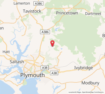Map of Shaugh Prior, EnglandEngland