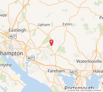 Map of Shedfield, EnglandEngland