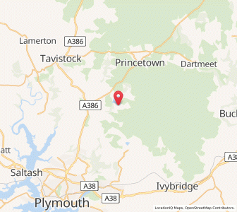 Map of Sheepstor, EnglandEngland
