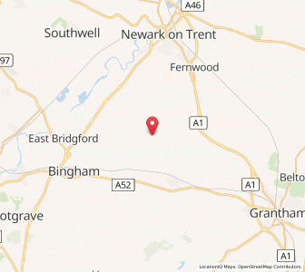 Map of Shelton, EnglandEngland
