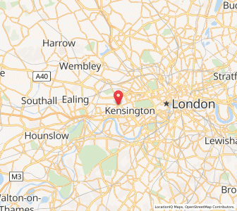Map of Shepherds Bush, EnglandEngland