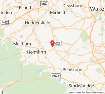 Map of Shepley, EnglandEngland