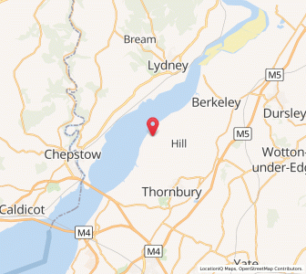 Map of Shepperdine, EnglandEngland