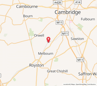 Map of Shepreth, EnglandEngland