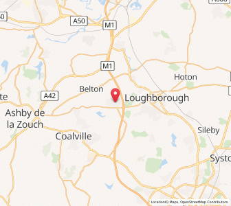 Map of Shepshed, EnglandEngland