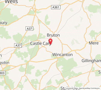 Map of Shepton Montague, EnglandEngland