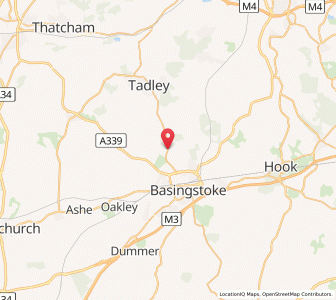 Map of Sherborne Saint John, EnglandEngland
