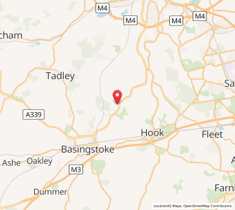 Map of Sherfield upon Loddon, EnglandEngland