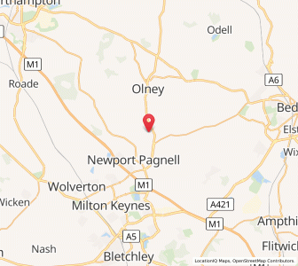 Map of Sherington, EnglandEngland